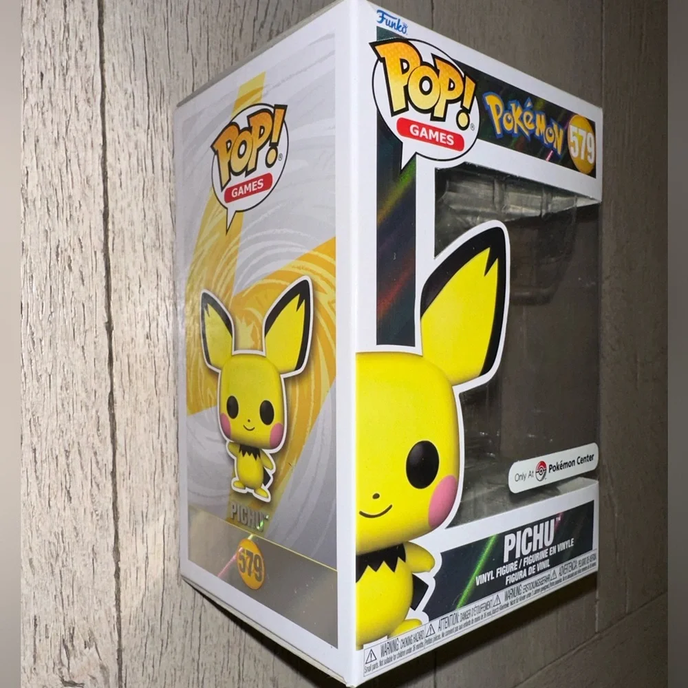 Rare Pichu Funko pop Pokemon Center Exclusive (I’ll add free Pokemon cards